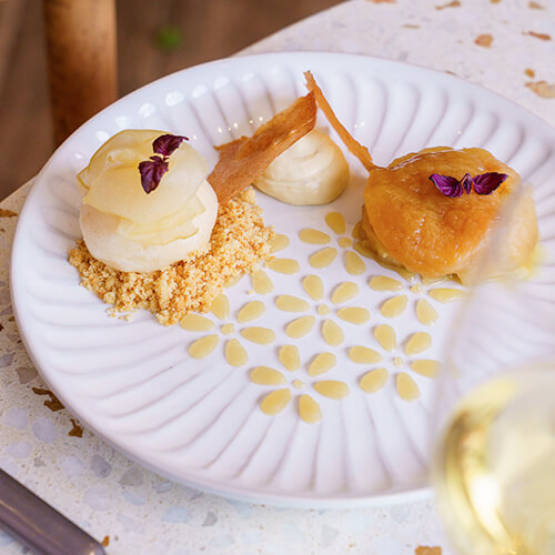 carte automne 2026 oste restaurant dax dessert